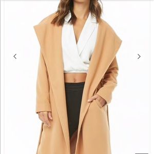 NWT Beautiful Tan Peacoat with Hood